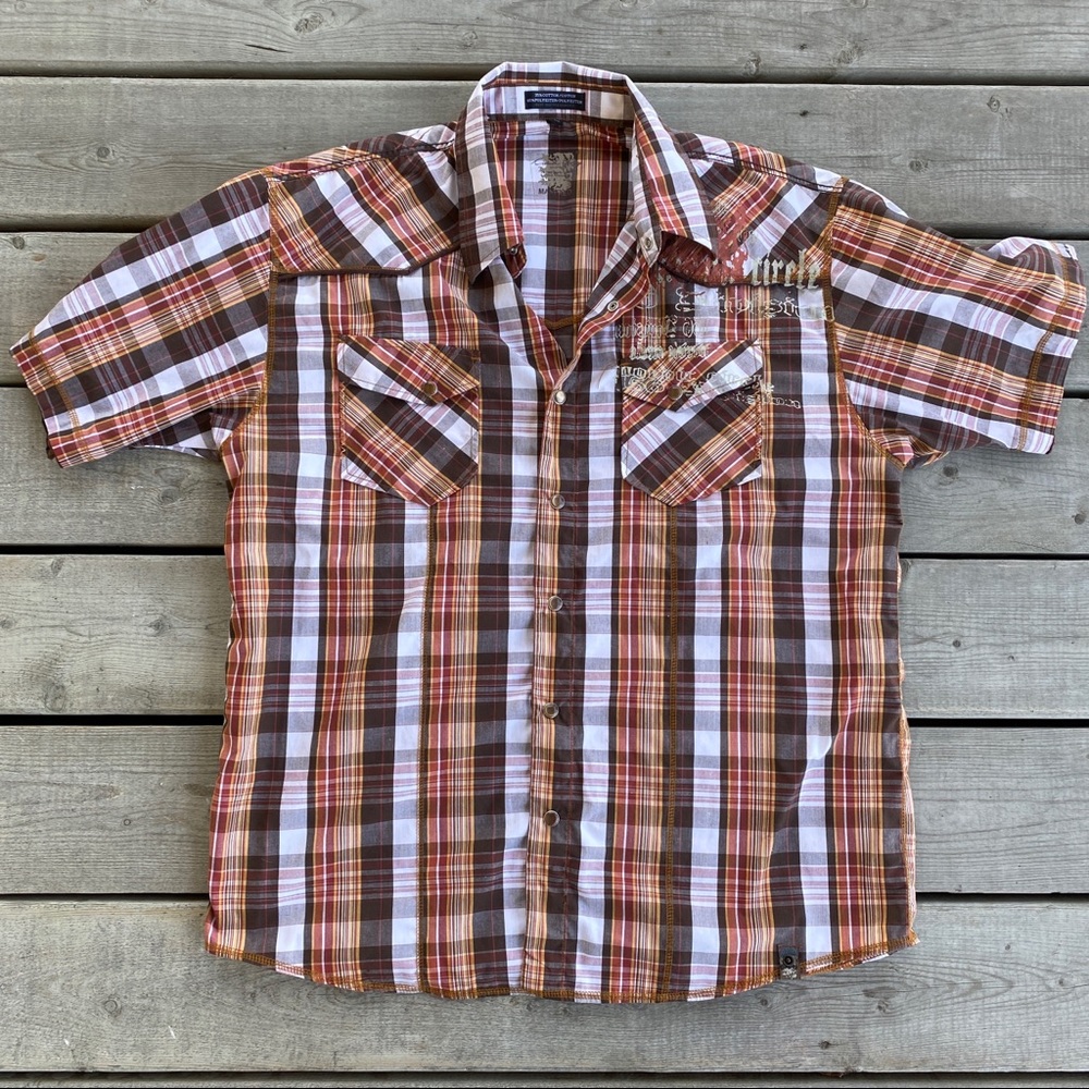 3/$25 || Men’s Manfred Plaid Short Sleeve
